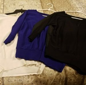 3 Worthington blouses size M